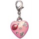 Bijoux Bracelet Charms coeur rose CH16