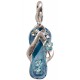Bijoux Bracelet Charms tong bleue CH21