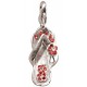 Bijoux Bracelet Charms tong rouge CH22