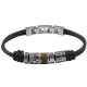 Bracelet HOMME Acier et cuir FOSSIL - JF84196040