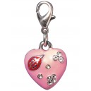  TRENDY CHARMS coeur rose CH16