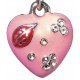  TRENDY CHARMS coeur rose CH16