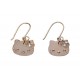 Boucles d'oreilles HELLO KITTY NOEUD Crochet
