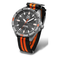 Montre Vostok Homme Modèle Almaz Noire et Orange - NH35-320H263