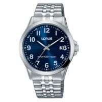 Montre Homme LORUS modèle CLASSIQUE Argentée et Bleue - RS973CX9