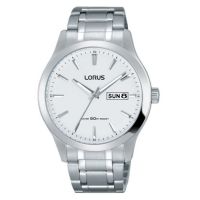 Montre Homme LORUS modèle CLASSIQUE Argentée et Blanche - RXN25DX9