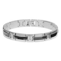 Bracelet Homme ROCHET modèle HYBRID Argenté - B501090A