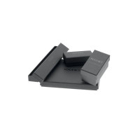 Bracelet homme ROCHET modèle MERCURY en acier noir satiné - B533191