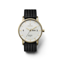Montre Triwa Unisexe modèle Ivory Klinga Blanche et Noire - KLST103GC