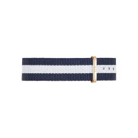 Bracelet Daniel Wellington Glasgow Nato 17mm - Rose Doré - DW00200078