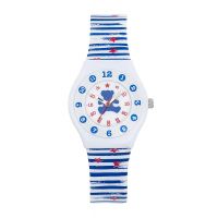 Montre Pop Kid Lulu Castagnette Fille Blanc et Bleu - 38831