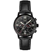 Montre Homme AVIATOR modèle Aviator Kingcobra Chrono Noire et Rouge - V.2.16.5.094.4