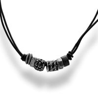 Collier FURY ROCHET Homme Noir - HC6403A