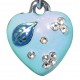  TRENDY CHARMS coeur bleu CH13
