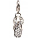 TRENDY CHARMS tong argenté CH25
