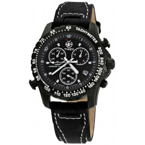 Montre Timex Expedition T42351 Chronographe Cuir Noir