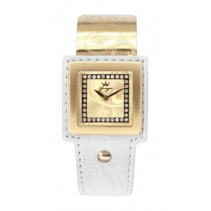 Montre Yonger Pour Elle Squadrato Floréal DCC1492-05